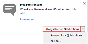 Click 'Always Receive Notifications' to enable Firefox Desktop Notifications Click 'Always Receive Notifications' to enable Firefox Desktop Notifications